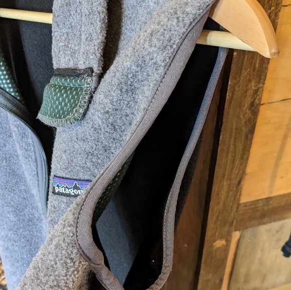 Vintage 2000 Patagonia Vest Full Zip Fleece Cycling Grey - Picture 10 of 15